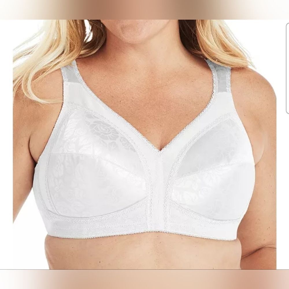 Playtex18 Hour 40D White Ultimate Shoulder Comfort Wireless Bra 4693